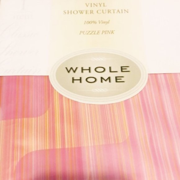 Shower curtain Whole Home new vinyl 72" x 72" - Picture 3 of 3